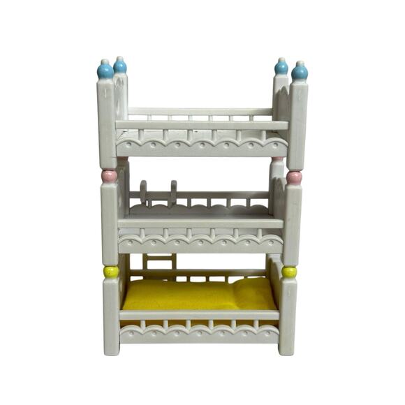 Calico Critters Triple Baby Bunk Beds - Picture 3 of 9